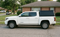 The Scout aluminum truck canopy mounted on a pickup truck